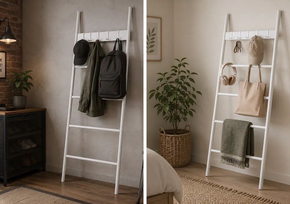 Optimiser un petit espace avec une échelle de rangement