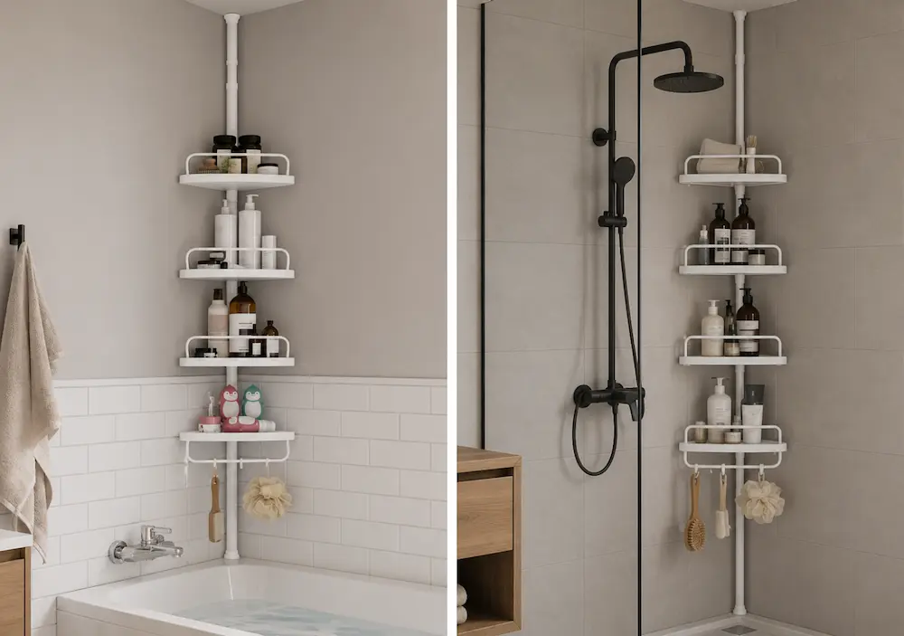Inspiration avec étagère d'angle