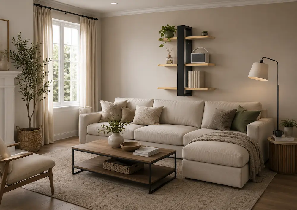 Organisation étagère murale design