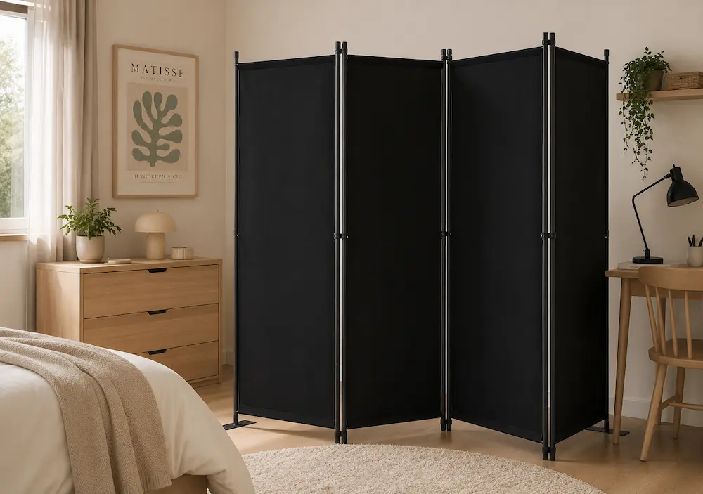Paravent pliable pour petit espace