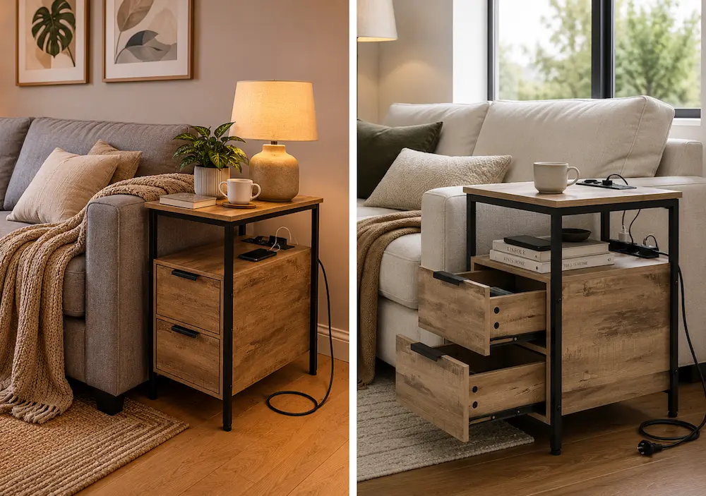 Inspiration petit salon avec table d’appoint