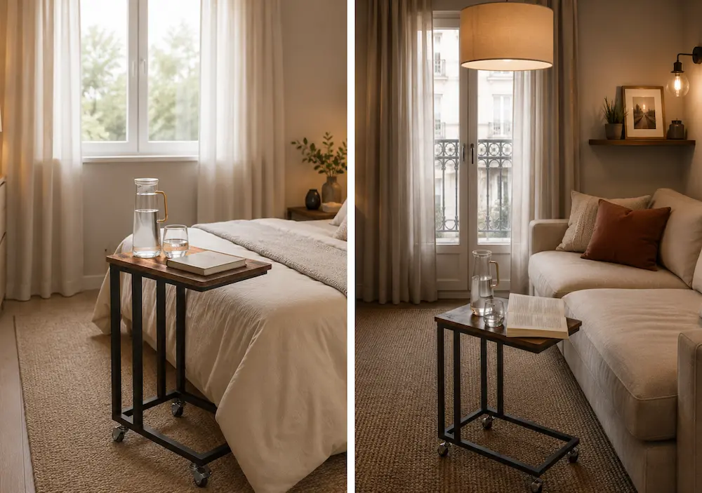 Choisir une table d’appoint pour petit espace