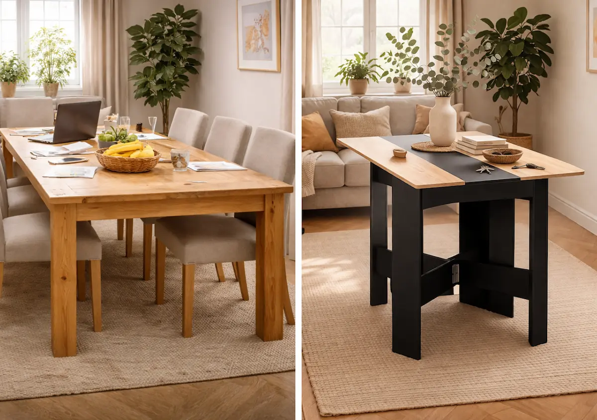 Optimisation petit espace avec table extensible