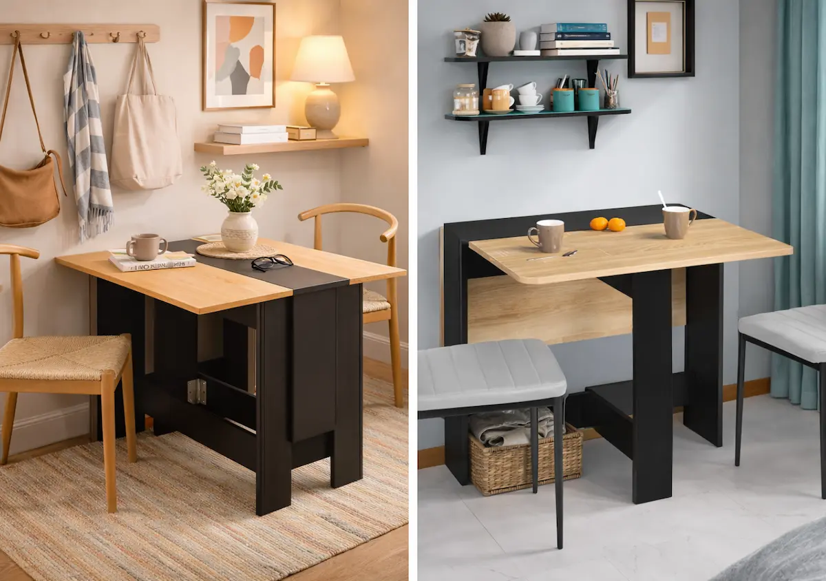 Table extensible transformant un petit espace