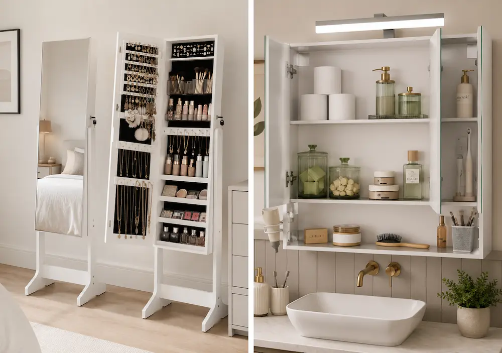 Comparatif des meilleurs miroirs avec rangement