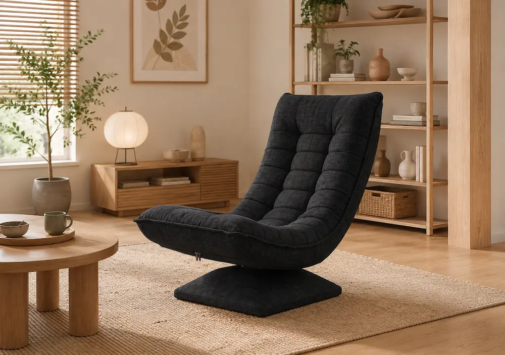 Fauteuil convertible 1 place dans un petit salon moderne