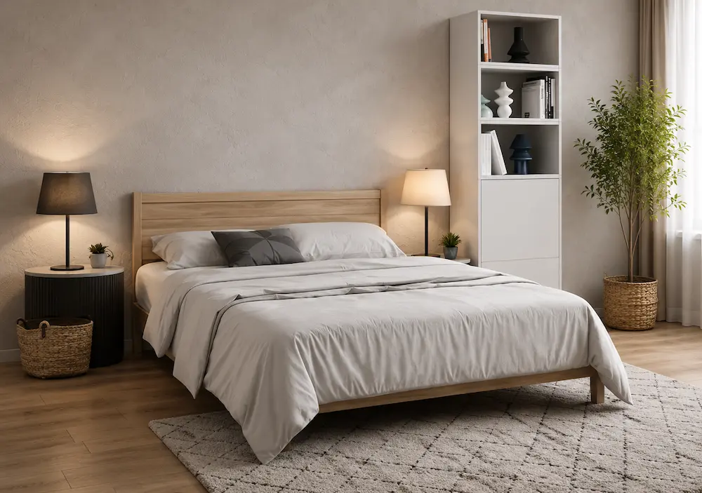 Mur étroit ne permettant pas un lit classique