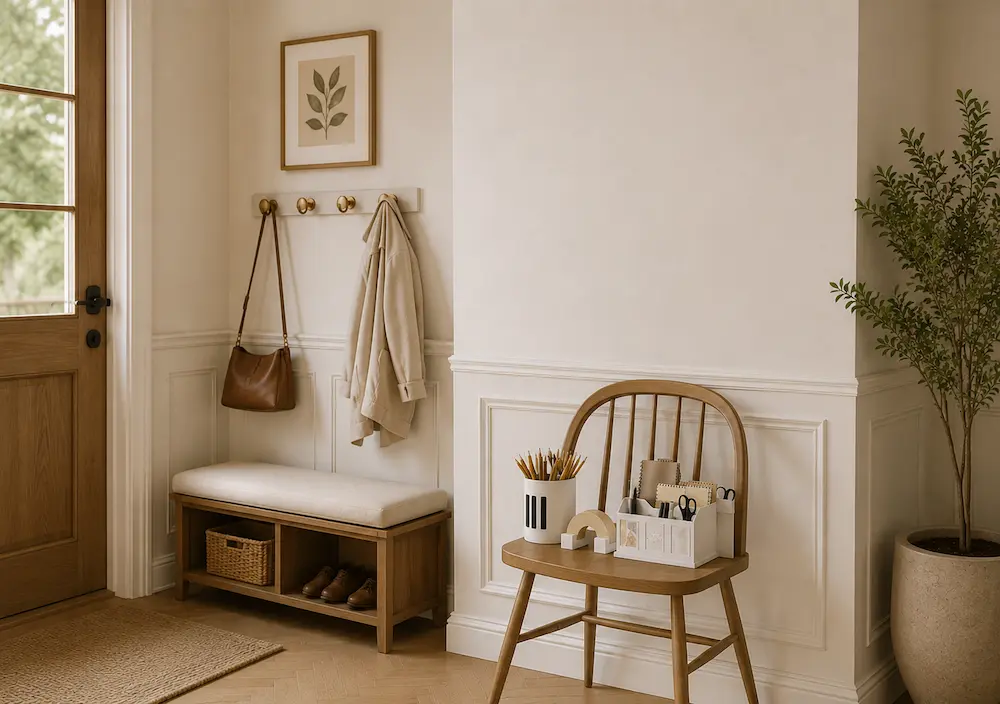Petite entrée sans rangement