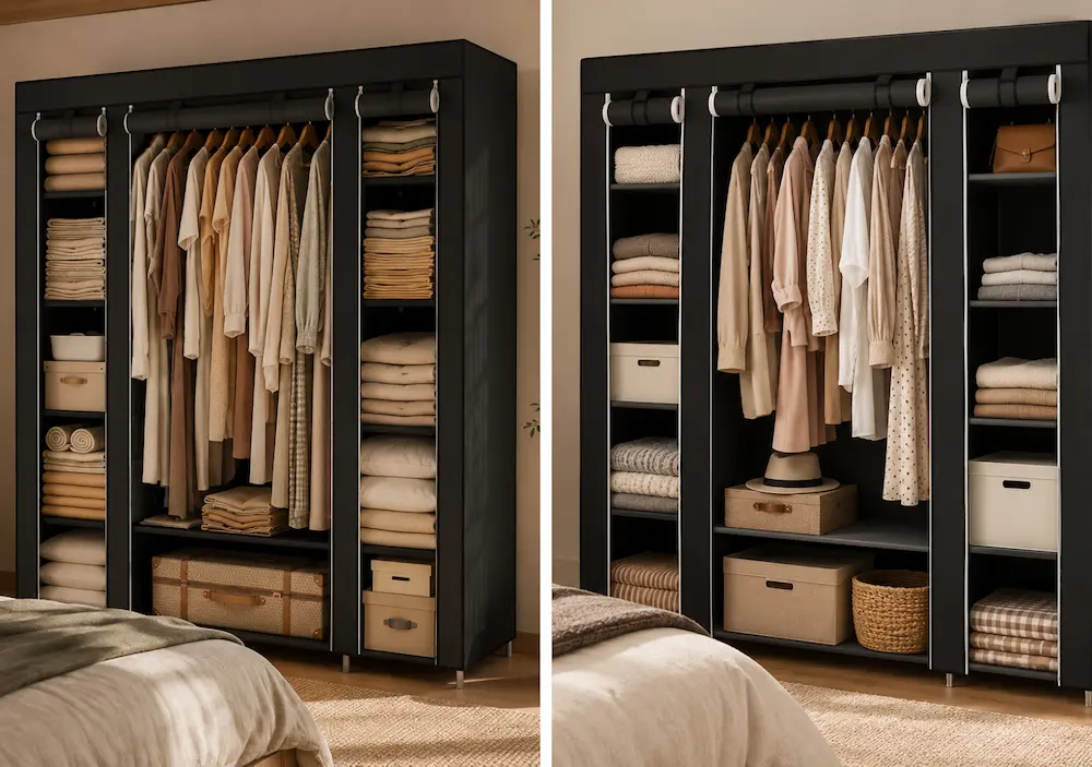 Choisir une penderie compacte pour une petite chambre
