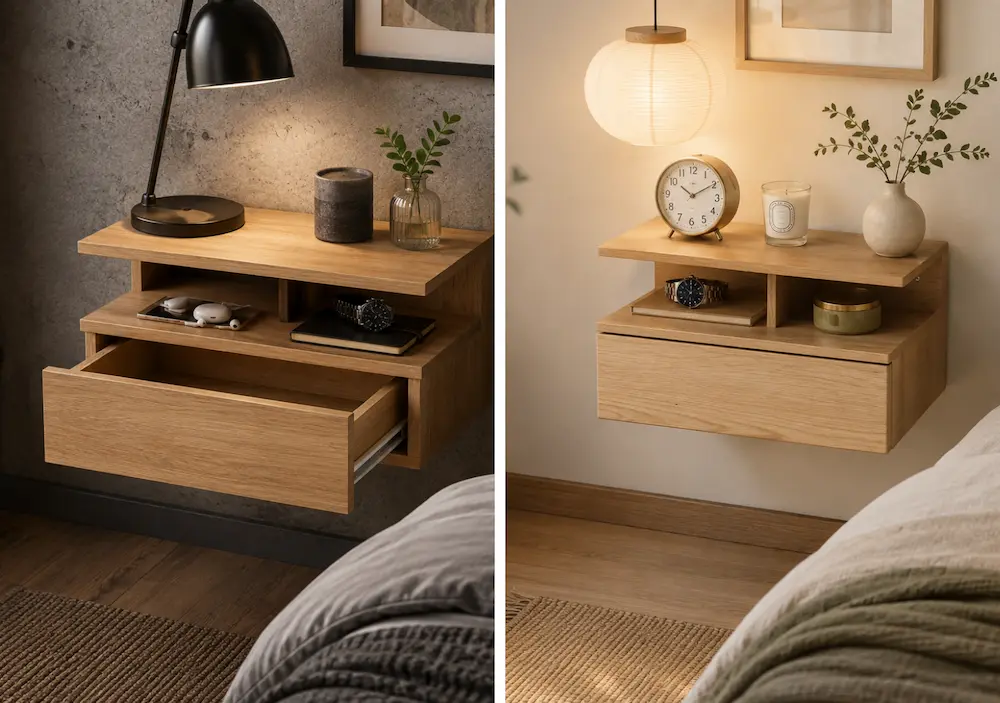 Choisir une table de chevet compacte