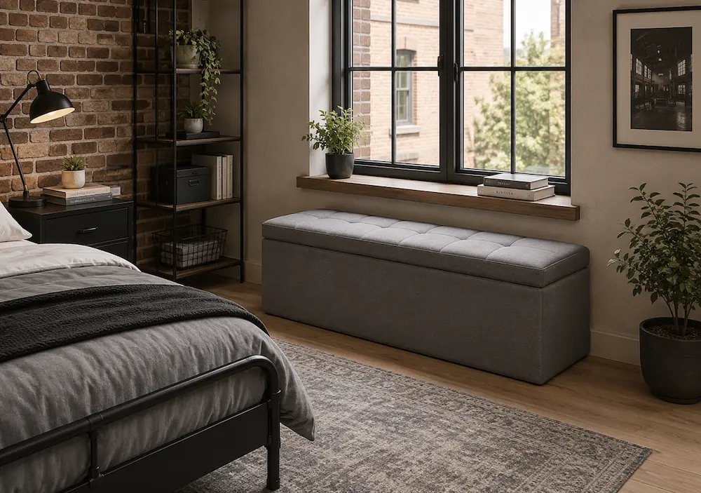 Banc coffre de chambre