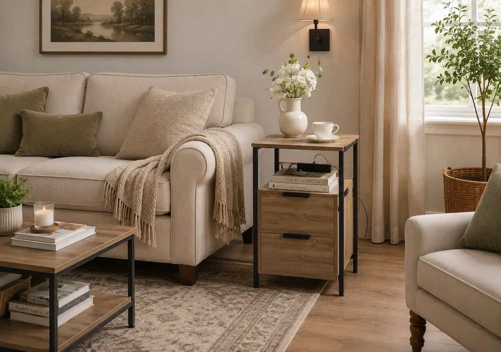 Table bout de canapé design